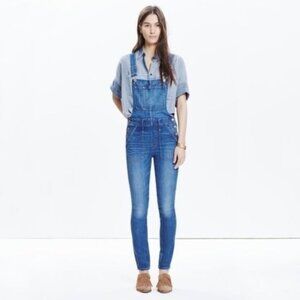 Madewell Skinny Denim Overalls Womens XS Adjustable Coveralls
